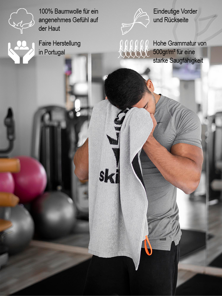 Sporthandtuch FBT120 mit 4 Highlights 2 Sporthandtuch FBT120 mit 4 Highlights 2 | skilly Fitness Bundle