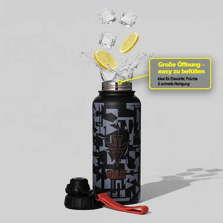 Trinkflasche mit Eiswürfel und Zitronen shop Trinkflasche mit Eiswuerfel und Zitronen shop e1784206318114 | skilly Fitness Bundle Pro +
